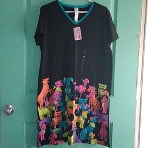 NEEDY ME SLEEP WEAR DOG CLUB SZ S/M